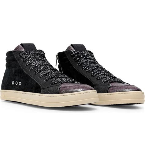 P448 Skate High Top Sneaker in Black Booster | Womens high top sneakers ...