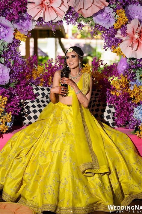 The Prettiest Lime Green Lehengas We Spotted On Brides Bride Indian