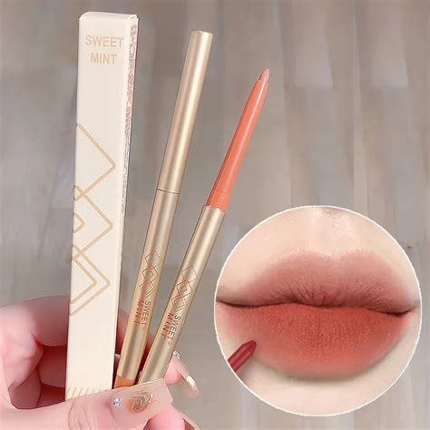 Colors Nude Brown Matte Lipliner Pencil Lip Makeup Sexy Red Matte Contour Lipstick Pencils