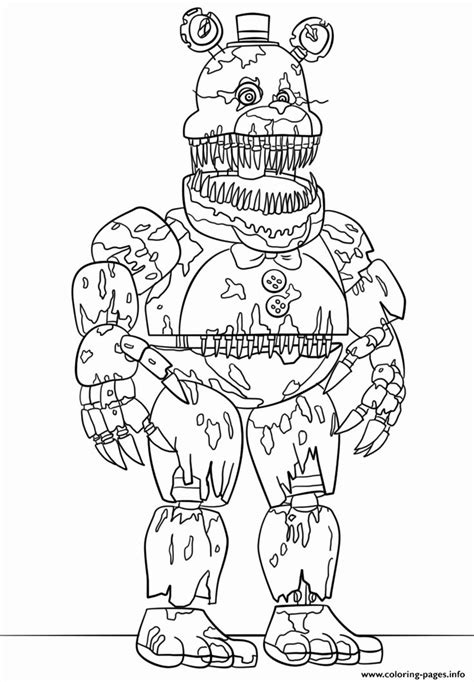 Fnaf Spring Bonnie Coloring Pages Fnaf Plushtrap Waldo Harvey