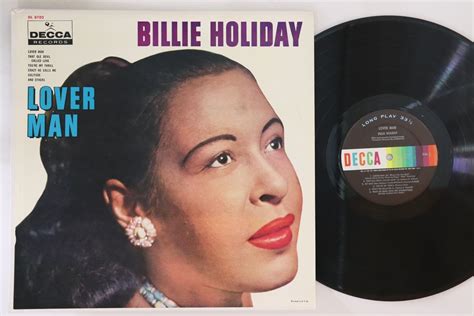 Yahooオークション 米lp Billie Holiday Lover Man Dl8702 Decca 0