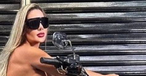 Lawyer Who S Too Hot To Date Poses Topless In Racy Motorbike Shoot Daily Star