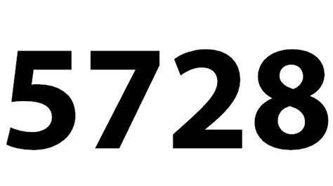 Zahl 5728