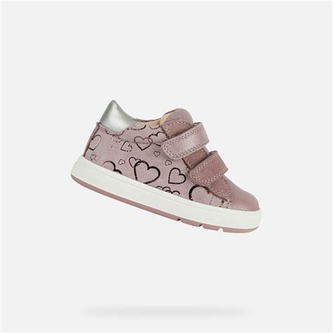 Geox® Biglia Baby Girls Dark Pink Velcro Shoes Geox®