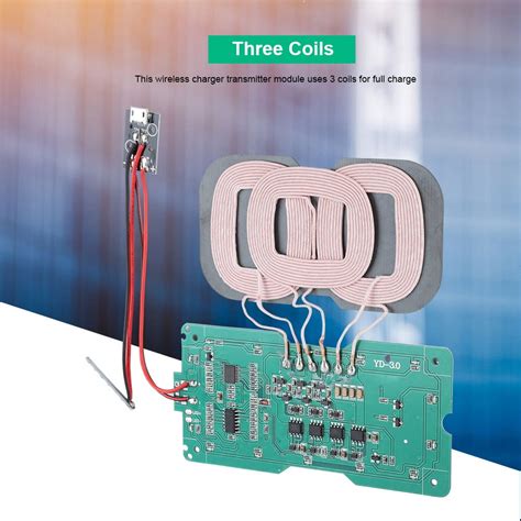 CHICIRIS QI Standard Charger,DIY QI Standard 3 Coil Wireless Charging ...