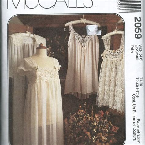 Lingerie Sewing Pattern Etsy