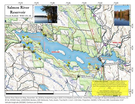 Map Salmon River Reservoir Andy