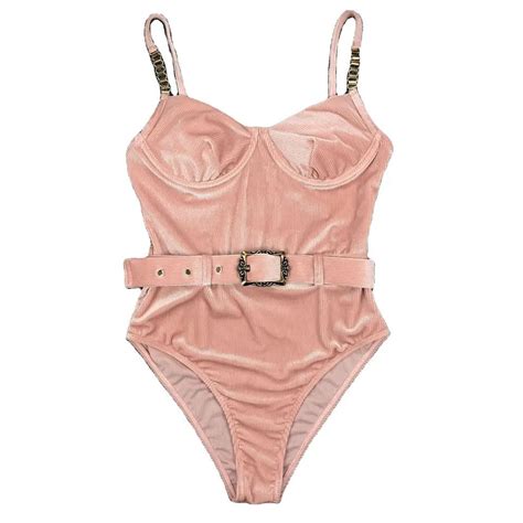 One Piece Swimsuit Women Bikini Ribbed Bodycon Bodysuit Bathing Suit Womens Swimsuit Swimwear