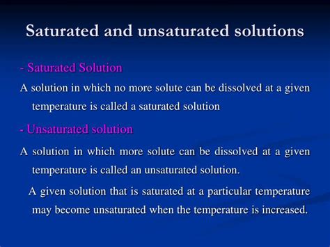 Saturated And Unsaturated Solutions Worksheet - Printable And Enjoyable Learning