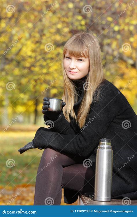 Cuvette Blonde De Fixation Image Stock Image Du Arbres