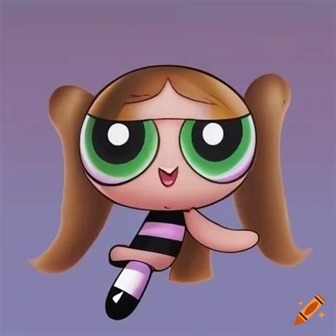 powerpuff girl character  brown hair
