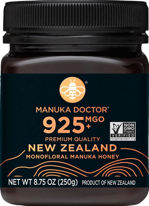 MANUKA DOCTOR - MGO 925+ Manuka Honey Monofloral, 100% Pure New Zealand ...