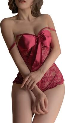 Sinroyee Womens Sexy Anime Bikini One Piece Underwear Japaneses Cosplay Hot Bandage Lingerie