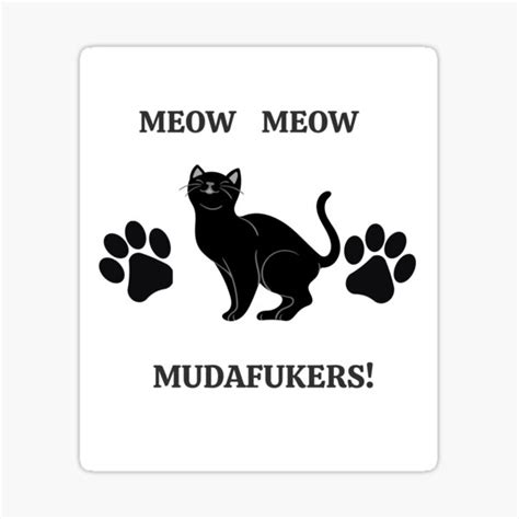 Cat Meme Sticker For Sale By Harun Design Redbubble