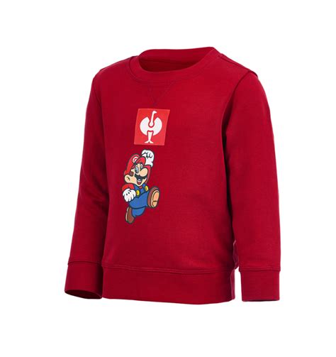 Super Mario Bluza Dzieci Ca Ognistoczerwony Strauss