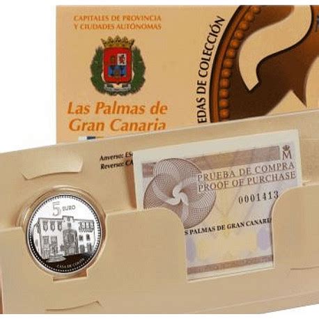 MONEDAS DE 5 5 DE CANARIAS Santa Cruz De Tenerife Y Las Palmas De