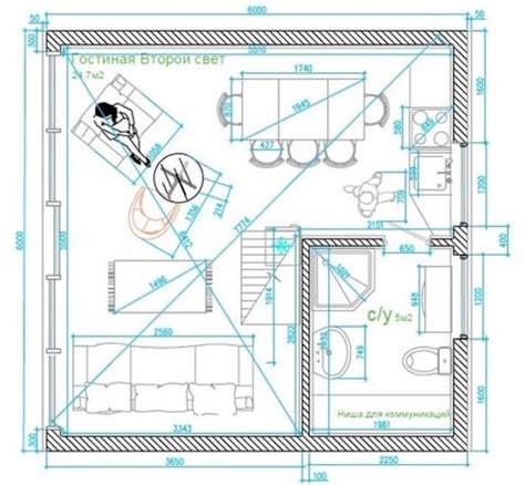 A-frame 6x6 - КаркасПлюс