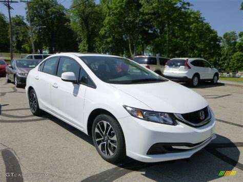 2013 Taffeta White Honda Civic Ex Sedan 81685376 Car