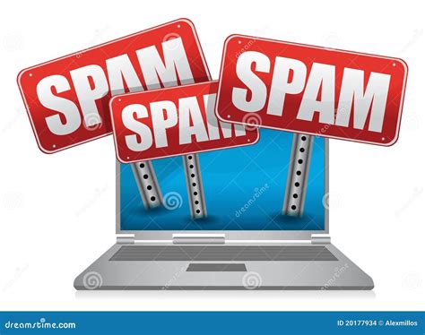 Computer Spam Banners Stock Images Image 20177934