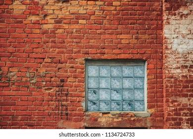 Naked Brick Wall Blue Window Frame Stock Photo 1429020485 Shutterstock