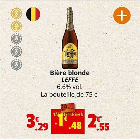 Promo Bi Re Blonde Leffe Chez Coccimarket Icatalogue Fr