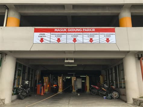 mengupas skema gedung parkir upi  kartu parkir hingga layanan