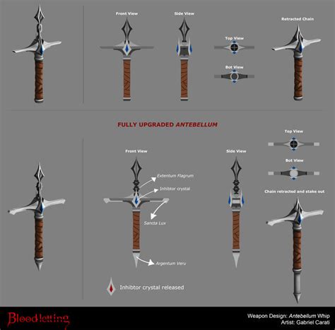 Chain whip - Weapon Design by Gabriel-Carati on DeviantArt