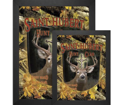 St Hubert Hunt Club Poster Catholic To The Max Online Catholic Store