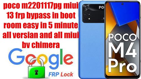 Poco Pg Frp Bypass Miui Poco M Pro Youtube