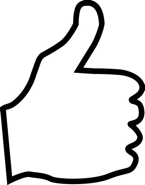 clip art thumbs up 1