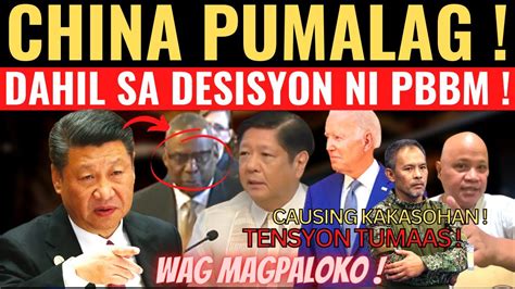 China Pumalag Na Dahil Sa Desisyon Ni Pbbm Basher Ni Bantag Kakasohan