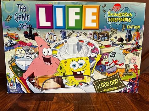 Amazon Hasbro The Game Of Life Bikini Bottom SpongeBob SquarePants Edition Toys Games