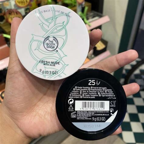 Promo THE BODY SHOP FRESH NUDE POWDER FOUNDATION WITH ALOE G ORIGINAL Diskon Di Seller