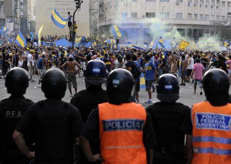 Incidentes en Buenos Aires en el "Dia mundial del hincha de Boca