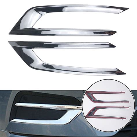 Perfect Fit Chrome Front Fog Light Lamp Cover Trim For Volvo Xc Set