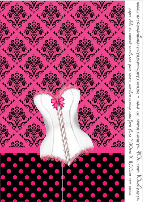 Ch De Lingerie Kit Completo Molduras Para Convites R Tulos Para Guloseimas