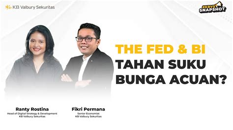 The Fed Bi Tahan Suku Bunga Acuan Youtube