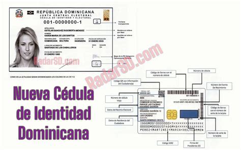 Nueva Cédula de Identidad Dominicana » RadarSD