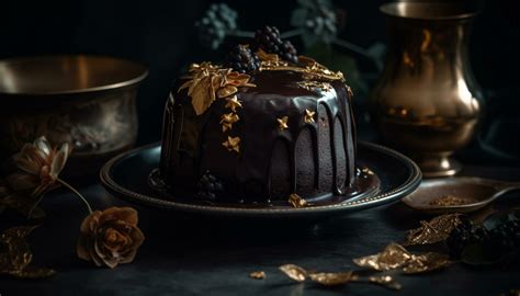 A Decadent Chocolate Cake Baked To Perfection For Celebration