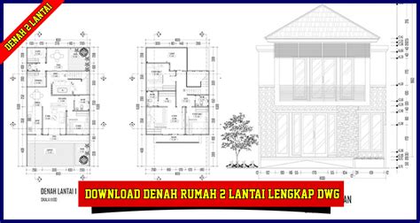 Detail Gambar Kerja Rumah 1 Lantai Dwg Koleksi Nomer 24