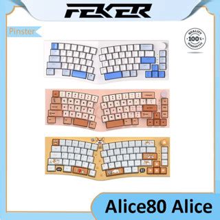 FEKER Alice Alice Customized Wired Mechanical Keyboard Full Key Hot Swappable RGB Ergonomic