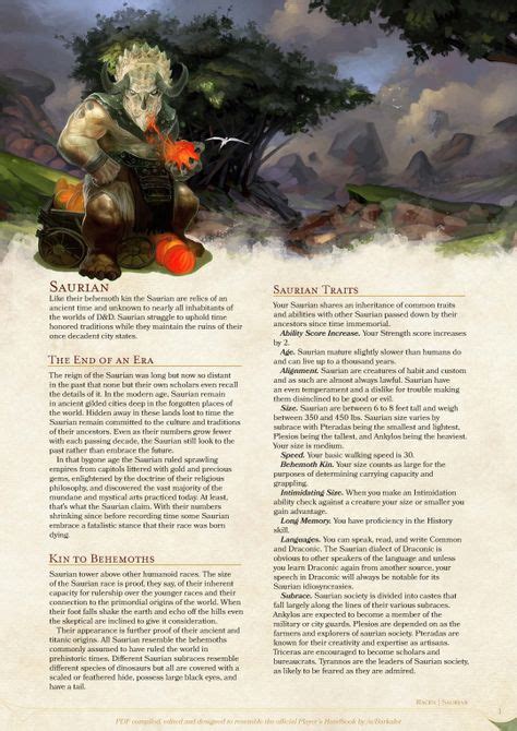 20 Best Dandd 5e Homebrew Races Images Dnd 5e Homebrew Dnd Classes