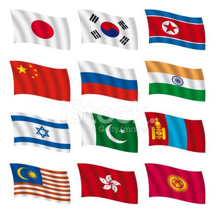 World Flags Waving Stock Photo Royalty Free Freeimages