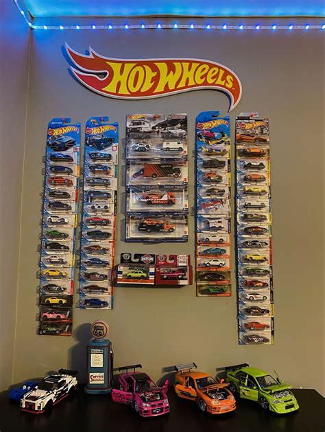 Hot Wheels Collection Ruedas De Auto Decoraci N De Unas Organizador De Carro