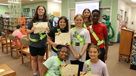 25 Students Named To Safety Patrol At Woodlawn Beach Middle School