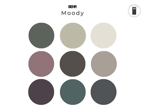 Handmade Supplies :: Paint & Stains :: Palettes :: Moody Behr Paint