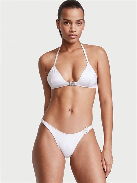 Vs Parlak Par Al Boyundan Ask L Bikini St Beyaz Vs