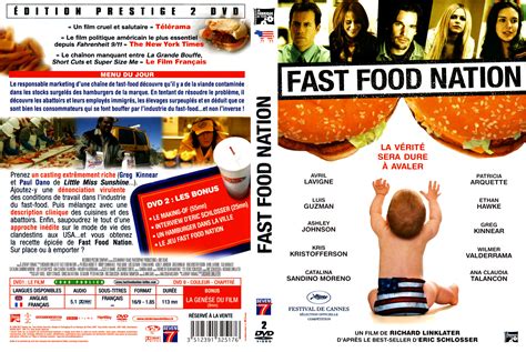 Jaquette Dvd De Fast Food Nation Cinéma Passion