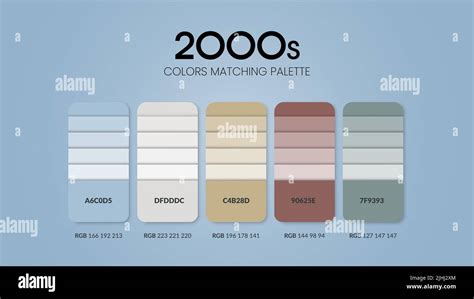 Thème de couleur les palettes de couleurs ou les combinaisons de