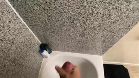 Inch BWC Bust Huge Load On Shower Wall Pornhub Gay